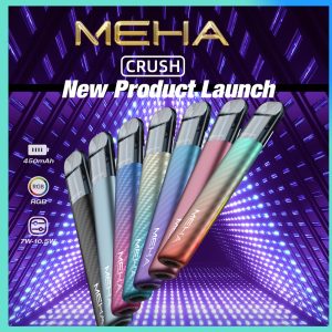 MEHA魅嗨霧化主機 適配五代煙彈 三檔可調功率 兩側呼吸燈