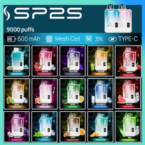 SP2S GEM思博瑞一次性9000Puffs拋棄式 方盒 可充電