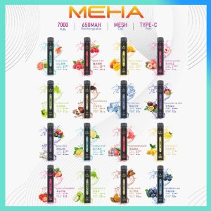 MEHA魅嗨 XBar小黑條 一次性 7000Puffs 拋棄式